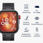 Laptop, Telefoane si Tablete - Wearables si gadgeturi - Wearables - Accesorii wearables - Set 2 folii de protectie pentru smartwatch Kwmobile pentru Huawei Watch Fit 4 Pro, anti-amprenta, PET, transparent - Infinity.ro