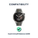 Laptop, Telefoane si Tablete - Wearables si gadgeturi - Wearables - Accesorii wearables - Set 2 curele pentru smartwatch Kwmobile pentru Amazfit Balance A2286, curea reglabila, silicon, albastru, gri - Infinity.ro