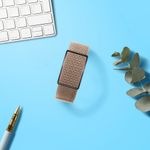 Laptop, Telefoane si Tablete - Wearables si gadgeturi - Wearables - Accesorii wearables - Curea pentru smartwatch Kwmobile pentru Polar Loop, curea reglabila, nailon, bej - Infinity.ro