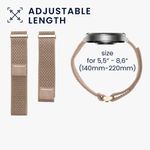 Laptop, Telefoane si Tablete - Wearables si gadgeturi - Wearables - Accesorii wearables - Curea pentru smartwatch Kwmobile pentru Polar Loop, curea reglabila, nailon, bej - Infinity.ro