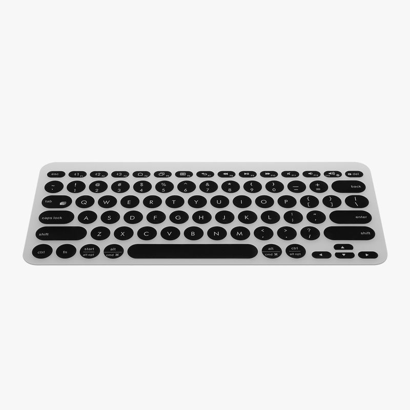 PC, gaming si accesorii - Periferice PC - Periferice Diverse - Folie pentru tastatura de laptop Kwmobile pentru Logitech K380, protectie la zgarieturi, silicon, negru - Infinity.ro