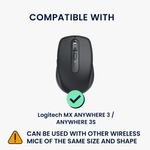 PC, gaming si accesorii - Periferice PC - Periferice Diverse - Folie pentru palm rest Kwmobile pentru Logitech MX Anywhere 3, MX Anywhere 3S, protectie la socuri, neopren, negru - Infinity.ro