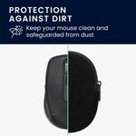 PC, gaming si accesorii - Periferice PC - Periferice Diverse - Folie pentru palm rest Kwmobile pentru Logitech MX Anywhere 3, MX Anywhere 3S, protectie la socuri, neopren, negru - Infinity.ro