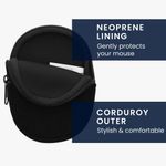 PC, gaming si accesorii - Periferice PC - Periferice Diverse - Folie pentru palm rest Kwmobile pentru Logitech MX Anywhere 3, MX Anywhere 3S, protectie la socuri, neopren, negru - Infinity.ro