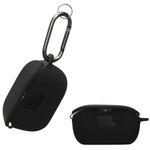 TV, Audio-Video si Foto - Portabile audio - Casti audio - Husa casti Kwmobile pentru JBL Vibe Buds, protectie la zgarieturi, Silicon, negru - Infinity.ro
