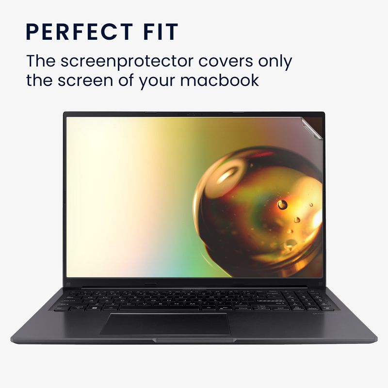 Laptop, Telefoane si Tablete - Laptopuri si accesorii - Piese laptop - Folii protectie si autocolante laptop - Folie de protectie Kwmobile pentru Asus Vivobook 16 inch (7430U), aplicare fara bule, PET, transparent - Infinity.ro