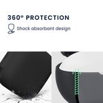 TV, Audio-Video si Foto - Portabile audio - Casti audio - Husa casti Kwmobile pentru Anker Soundcore P30i, protectie la zgarieturi, Silicon, negru - Infinity.ro
