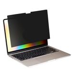 Laptop, Telefoane si Tablete - Laptopuri si accesorii - Piese laptop - Folii protectie si autocolante laptop - Folie de protectie Kwmobile pentru Apple MacBook Air 13.3 2018-2019 (A1932), aplicare usoara, antireflex, PET, negru - Infinity.ro