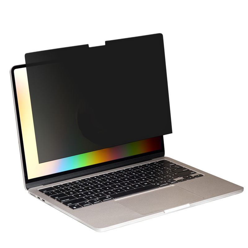 Laptop, Telefoane si Tablete - Laptopuri si accesorii - Piese laptop - Folii protectie si autocolante laptop - Folie de protectie Kwmobile pentru Apple MacBook Air 13.3 2018-2019 (A1932), aplicare usoara, antireflex, PET, negru - Infinity.ro