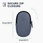 Laptop, Telefoane si Tablete - Laptopuri si accesorii - Piese laptop - Folii protectie si autocolante laptop - Folie pentru palm rest Kwmobile pentru Apple Magic Mouse 1, Magic Mouse 2, protectie la socuri, neopren, albastru - Infinity.ro