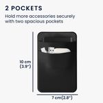 PC, gaming si accesorii - Periferice PC - Accesorii hard disk-uri externe - Husa SSD/HDD Kwmobile pentru SanDisk Portable SSD, Samsung T7 si Crucial X8, elastan, negru - Infinity.ro