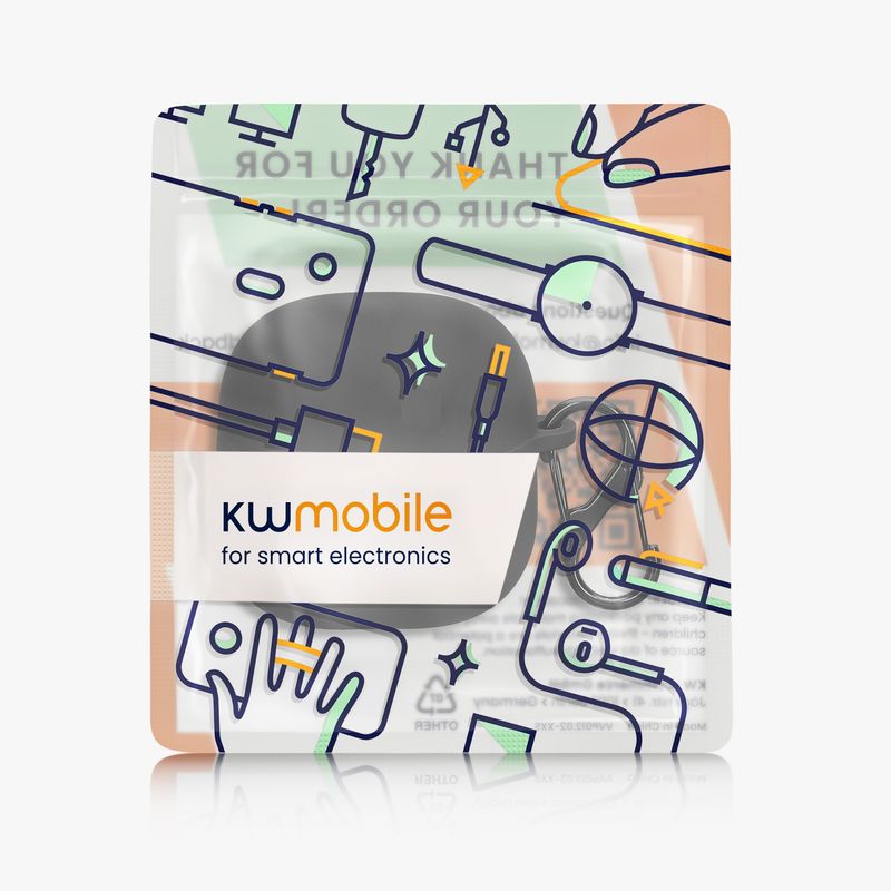 TV, Audio-Video si Foto - Portabile audio - Casti audio - Husa casti Kwmobile pentru Xiaomi Redmi Buds 6 Lite, protectie la zgarieturi, Silicon, negru - Infinity.ro