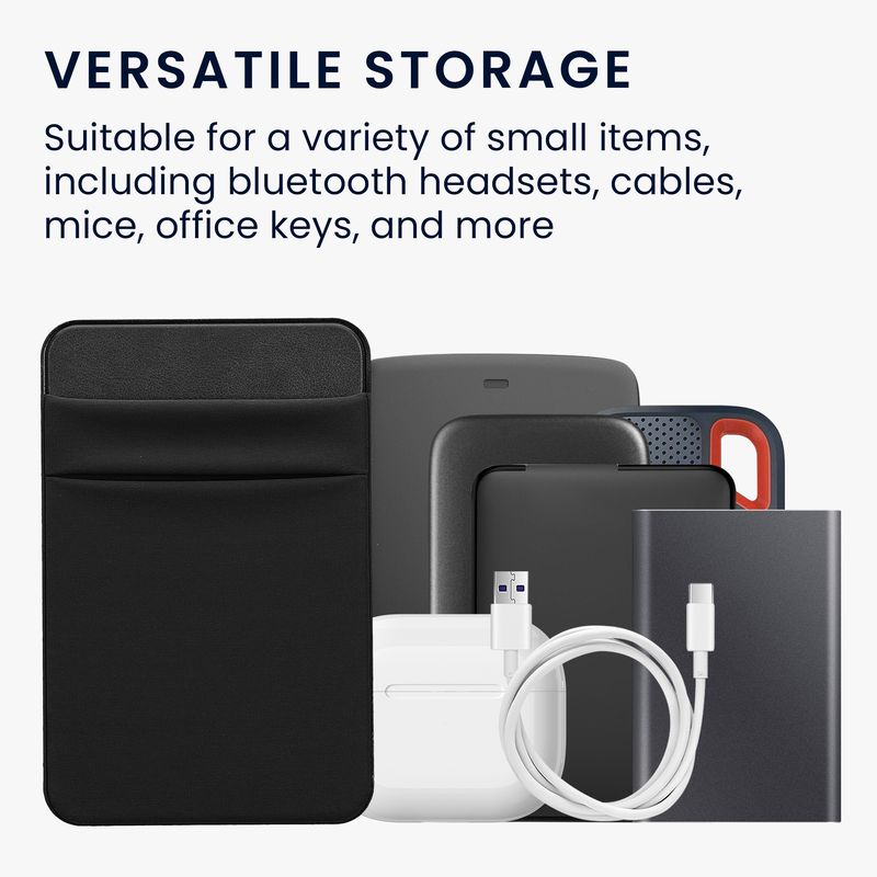 PC, gaming si accesorii - Periferice PC - Accesorii hard disk-uri externe - Husa SSD/HDD Kwmobile pentru SanDisk Portable SSD, Samsung T7 si Crucial X8, elastan, negru - Infinity.ro
