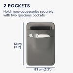 PC, gaming si accesorii - Periferice PC - Accesorii hard disk-uri externe - Husa SSD/HDD Kwmobile pentru SanDisk Portable SSD, Samsung T7 si Crucial X8, elastan, gri - Infinity.ro