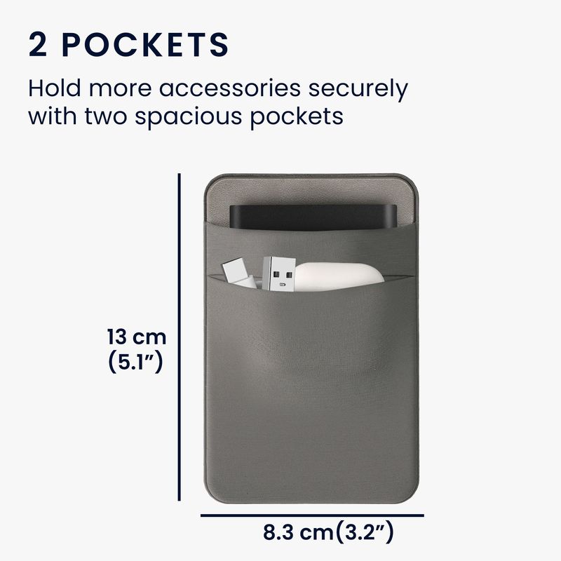 PC, gaming si accesorii - Periferice PC - Accesorii hard disk-uri externe - Husa SSD/HDD Kwmobile pentru SanDisk Portable SSD, Samsung T7 si Crucial X8, elastan, gri - Infinity.ro