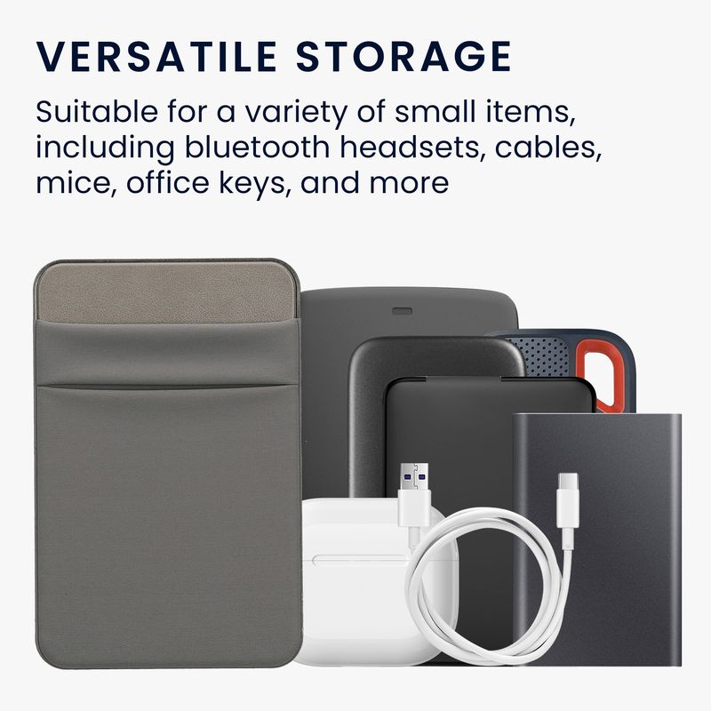 PC, gaming si accesorii - Periferice PC - Accesorii hard disk-uri externe - Husa SSD/HDD Kwmobile pentru SanDisk Portable SSD, Samsung T7 si Crucial X8, elastan, gri - Infinity.ro