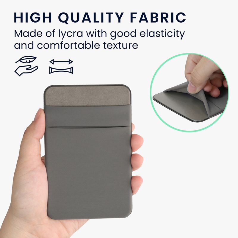 PC, gaming si accesorii - Periferice PC - Accesorii hard disk-uri externe - Husa SSD/HDD Kwmobile pentru SanDisk Portable SSD, Samsung T7 si Crucial X8, elastan, gri - Infinity.ro