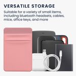 PC, gaming si accesorii - Periferice PC - Accesorii hard disk-uri externe - Husa SSD/HDD Kwmobile pentru SanDisk Portable SSD, Samsung T7 si Crucial X8, elastan, roz - Infinity.ro