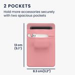 PC, gaming si accesorii - Periferice PC - Accesorii hard disk-uri externe - Husa SSD/HDD Kwmobile pentru SanDisk Portable SSD, Samsung T7 si Crucial X8, elastan, roz - Infinity.ro