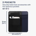 PC, gaming si accesorii - Periferice PC - Accesorii hard disk-uri externe - Set 2 huse SSD/HDD Kwmobile pentru SanDisk Portable SSD, Samsung T7 si Crucial X8, elastan, negru, albastru - Infinity.ro