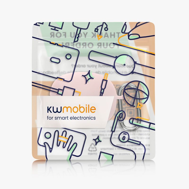 TV, Audio-Video si Foto - Portabile audio - Casti audio - Husa casti Kwmobile pentru Shokz OpenDots ONE, protectie la zgarieturi, Silicon, roz - Infinity.ro