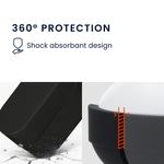 TV, Audio-Video si Foto - Portabile audio - Casti audio - Husa casti Kwmobile pentru Sony WF-1000XM6, protectie la zgarieturi, Silicon, negru - Infinity.ro