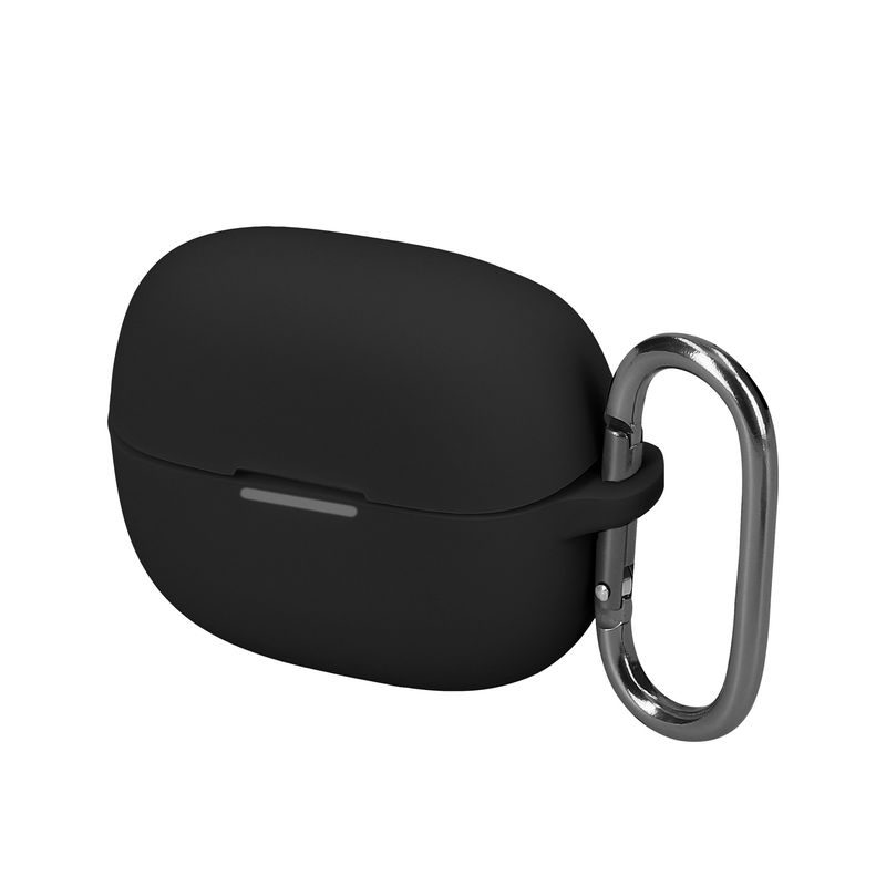 TV, Audio-Video si Foto - Portabile audio - Casti audio - Husa casti Kwmobile pentru Xiaomi Redmi Buds 8 Pro, protectie la zgarieturi, Silicon, negru - Infinity.ro