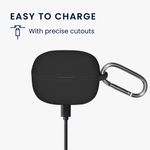 TV, Audio-Video si Foto - Portabile audio - Casti audio - Husa casti Kwmobile pentru Xiaomi Redmi Buds 8 Pro, protectie la zgarieturi, Silicon, negru - Infinity.ro