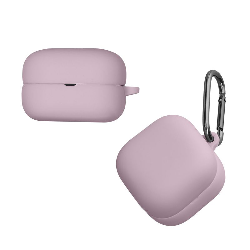 TV, Audio-Video si Foto - Portabile audio - Casti audio - Husa casti Kwmobile pentru Sony LinkBuds Clip WF-LC900, protectie la zgarieturi, Silicon, mov - Infinity.ro