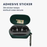 TV, Audio-Video si Foto - Portabile audio - Casti audio - Husa casti Kwmobile pentru JBL Soundgear Clips, protectie la zgarieturi, Silicon, verde - Infinity.ro