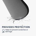 Ingrijire personala si Cosmetice - Sanatate si wellness - Optica medicala - Accesorii pentru ochelari si lentile de contact - Toc pentru ochelari Kwmobile, cu carabina si fermoar, protectie la socuri, neopren, gri - Infinity.ro