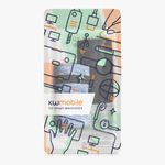 Sport si Outdoor - Echipament Sportiv - Accesorii echipament sportiv - Genti si borsete fitness - Set 2 borsete sport pentru incheietura Kwmobile, buzunar card, poliester, negru si albastru - Infinity.ro