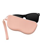 Ingrijire personala si Cosmetice - Sanatate si wellness - Optica medicala - Accesorii pentru ochelari si lentile de contact - Toc pentru ochelari Kwmobile, anti-alunecare, protectie la praf, fermoar, silicon, roz - Infinity.ro