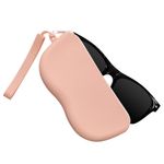 Ingrijire personala si Cosmetice - Sanatate si wellness - Optica medicala - Accesorii pentru ochelari si lentile de contact - Toc pentru ochelari Kwmobile, anti-alunecare, protectie la praf, fermoar, silicon, roz - Infinity.ro