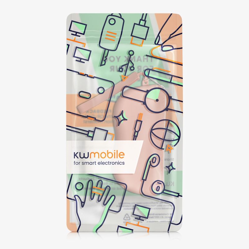 Ingrijire personala si Cosmetice - Sanatate si wellness - Optica medicala - Accesorii pentru ochelari si lentile de contact - Toc pentru ochelari Kwmobile, anti-alunecare, protectie la praf, fermoar, silicon, roz - Infinity.ro