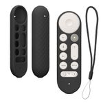 TV, Audio-Video si Foto - Accesorii TV si audio - Accesorii TV - Husa pentru telecomanda Kwmobile pentru Google TV Streamer 4K, anti-alunecare, silicon, negru - Infinity.ro