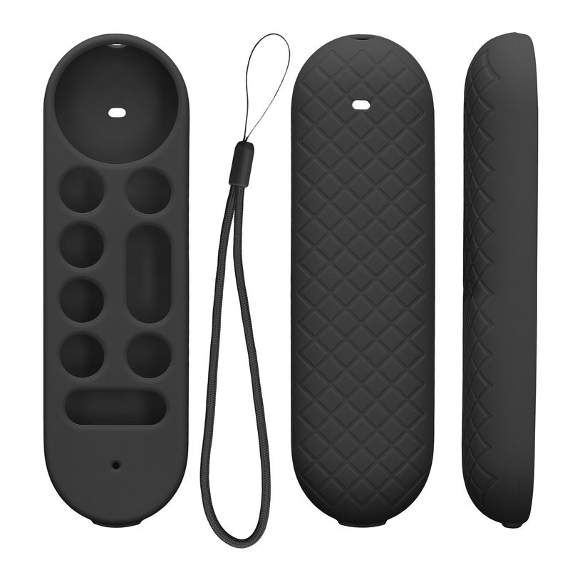 TV, Audio-Video si Foto - Accesorii TV si audio - Accesorii TV - Husa pentru telecomanda Kwmobile pentru Google TV Streamer 4K, anti-alunecare, silicon, negru - Infinity.ro