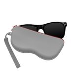 Ingrijire personala si Cosmetice - Sanatate si wellness - Optica medicala - Accesorii pentru ochelari si lentile de contact - Toc pentru ochelari Kwmobile, anti-alunecare, protectie la praf, fermoar, silicon, gri - Infinity.ro