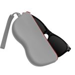 Ingrijire personala si Cosmetice - Sanatate si wellness - Optica medicala - Accesorii pentru ochelari si lentile de contact - Toc pentru ochelari Kwmobile, anti-alunecare, protectie la praf, fermoar, silicon, gri - Infinity.ro