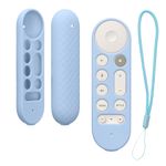 TV, Audio-Video si Foto - Accesorii TV si audio - Accesorii TV - Husa pentru telecomanda Kwmobile pentru Google TV Streamer 4K, anti-alunecare, silicon, albastru - Infinity.ro