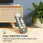 TV, Audio-Video si Foto - Accesorii TV si audio - Accesorii TV - Husa pentru telecomanda Kwmobile pentru Google TV Streamer 4K, anti-alunecare, TPU, negru, transparent - Infinity.ro