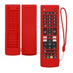 TV, Audio-Video si Foto - Accesorii TV si audio - Accesorii TV - Husa pentru telecomanda Kwmobile pentru LG Smart TV AKB, anti-alunecare, silicon, rosu - Infinity.ro