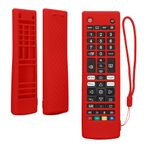 TV, Audio-Video si Foto - Accesorii TV si audio - Accesorii TV - Husa pentru telecomanda Kwmobile pentru LG Smart TV AKB, anti-alunecare, silicon, rosu - Infinity.ro