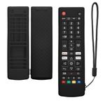 TV, Audio-Video si Foto - Accesorii TV si audio - Accesorii TV - Husa pentru telecomanda Kwmobile pentru LG Smart TV AKB, anti-alunecare, silicon, negru - Infinity.ro