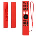 TV, Audio-Video si Foto - Accesorii TV si audio - Accesorii TV - Husa pentru telecomanda Kwmobile pentru Xiaomi XMRM-P3, anti-alunecare, silicon, rosu - Infinity.ro