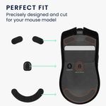 PC, gaming si accesorii - Periferice PC - Periferice Diverse - Set picioruse mouse Kwmobile pentru Razer Viper V2 Pro, PTFE, negru, autoadezive, alunecare usoara - Infinity.ro