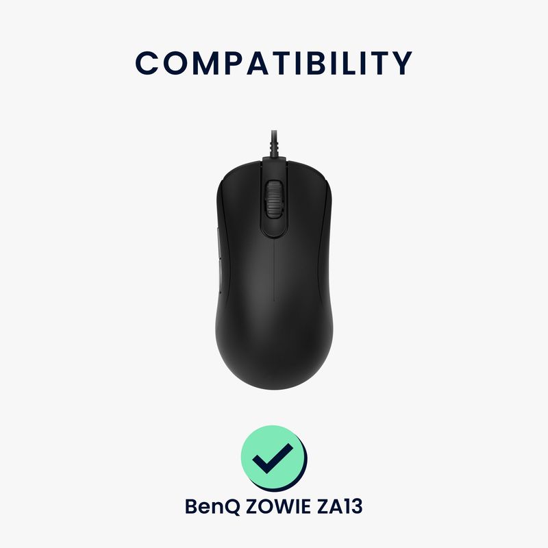 PC, gaming si accesorii - Periferice PC - Periferice Diverse - Set picioruse mouse Kwmobile pentru BenQ ZOWIE ZA13, PTFE, negru, autoadezive, alunecare usoara - Infinity.ro