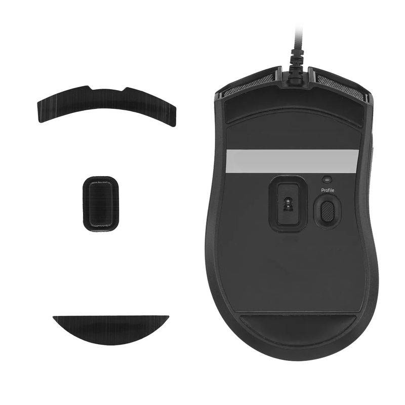 PC, gaming si accesorii - Periferice PC - Periferice Diverse - Set picioruse mouse Kwmobile pentru Razer Mamba Elite Wired, PTFE, negru, autoadezive, alunecare usoara - Infinity.ro