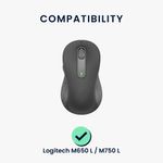 PC, gaming si accesorii - Periferice PC - Periferice Diverse - Set picioruse mouse Kwmobile pentru Logitech M650 L/M750 L, PTFE, negru, autoadezive, alunecare usoara - Infinity.ro