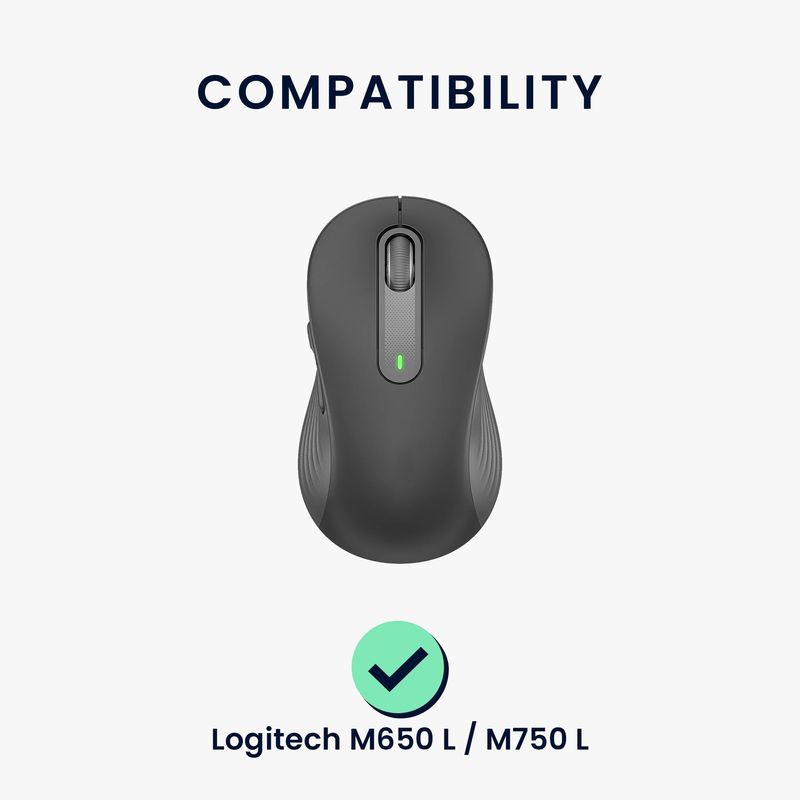 PC, gaming si accesorii - Periferice PC - Periferice Diverse - Set picioruse mouse Kwmobile pentru Logitech M650 L/M750 L, PTFE, negru, autoadezive, alunecare usoara - Infinity.ro